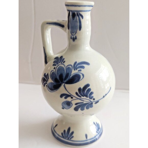 Vintage Amsterdam Holland Miniature  Pitcher  Hand-Painted by P. Moppe 5" - Picture 6 of 9